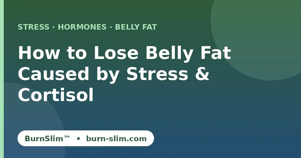 Cortisol Belly Fat