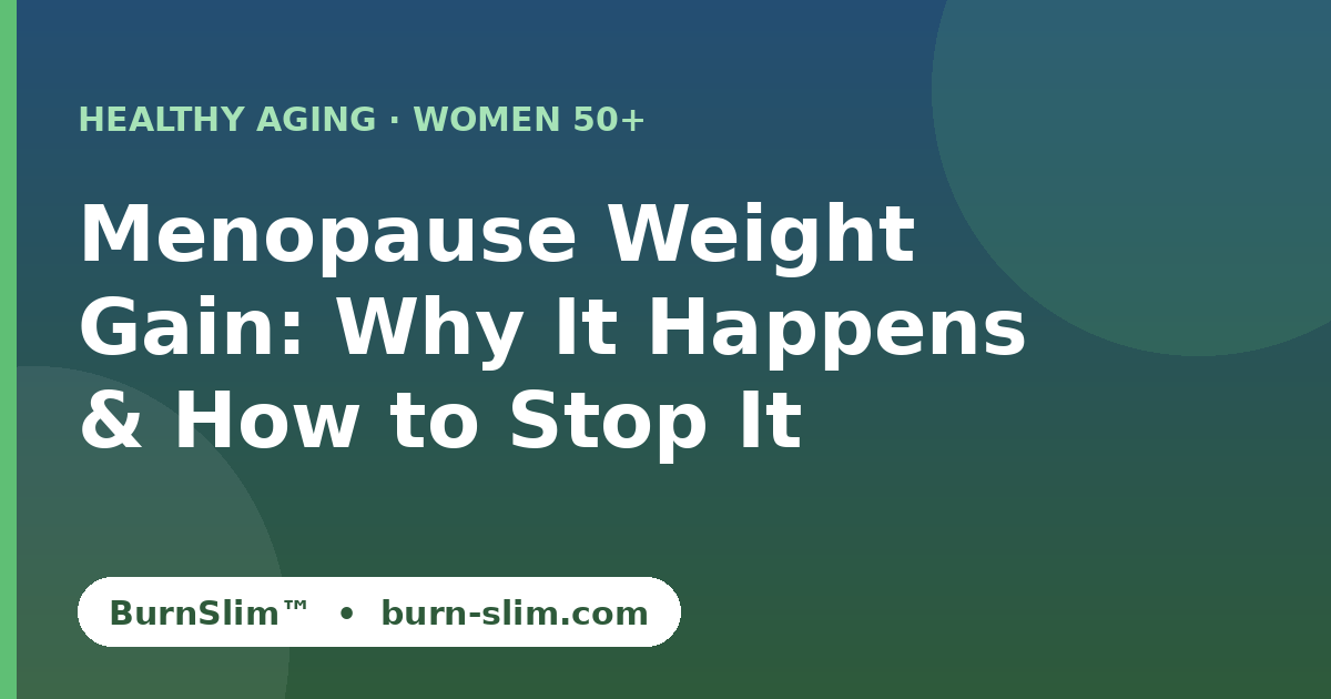 Woman over 50 staying active to manage menopause weight gain